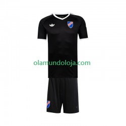 Camisola Colo-Colo Centenary Guarda-redes Criança Equipamento Primeiro 2025-2026 Manga Curta